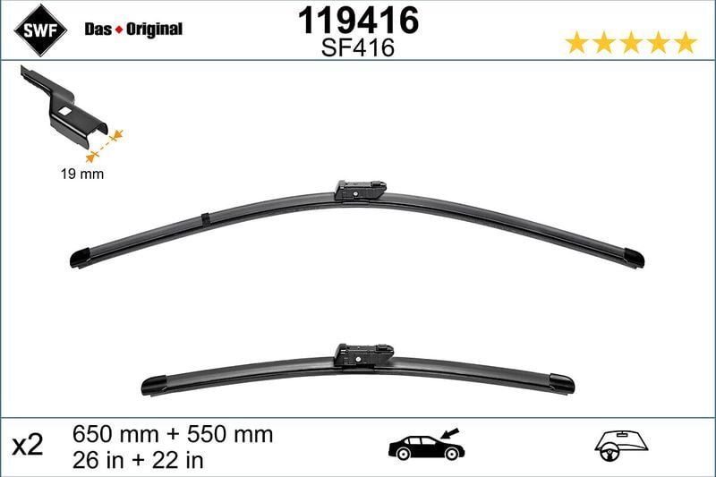 OPEL MOVANO C 21- SILECEK SÜPÜRGESI ÖN TAKIM 1642334980 VALEO