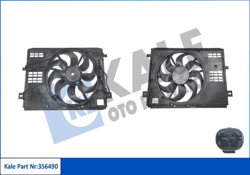 PEUGEOT 308/508/PARTNER 2015- FAN MOTORU 9806313580 KALE