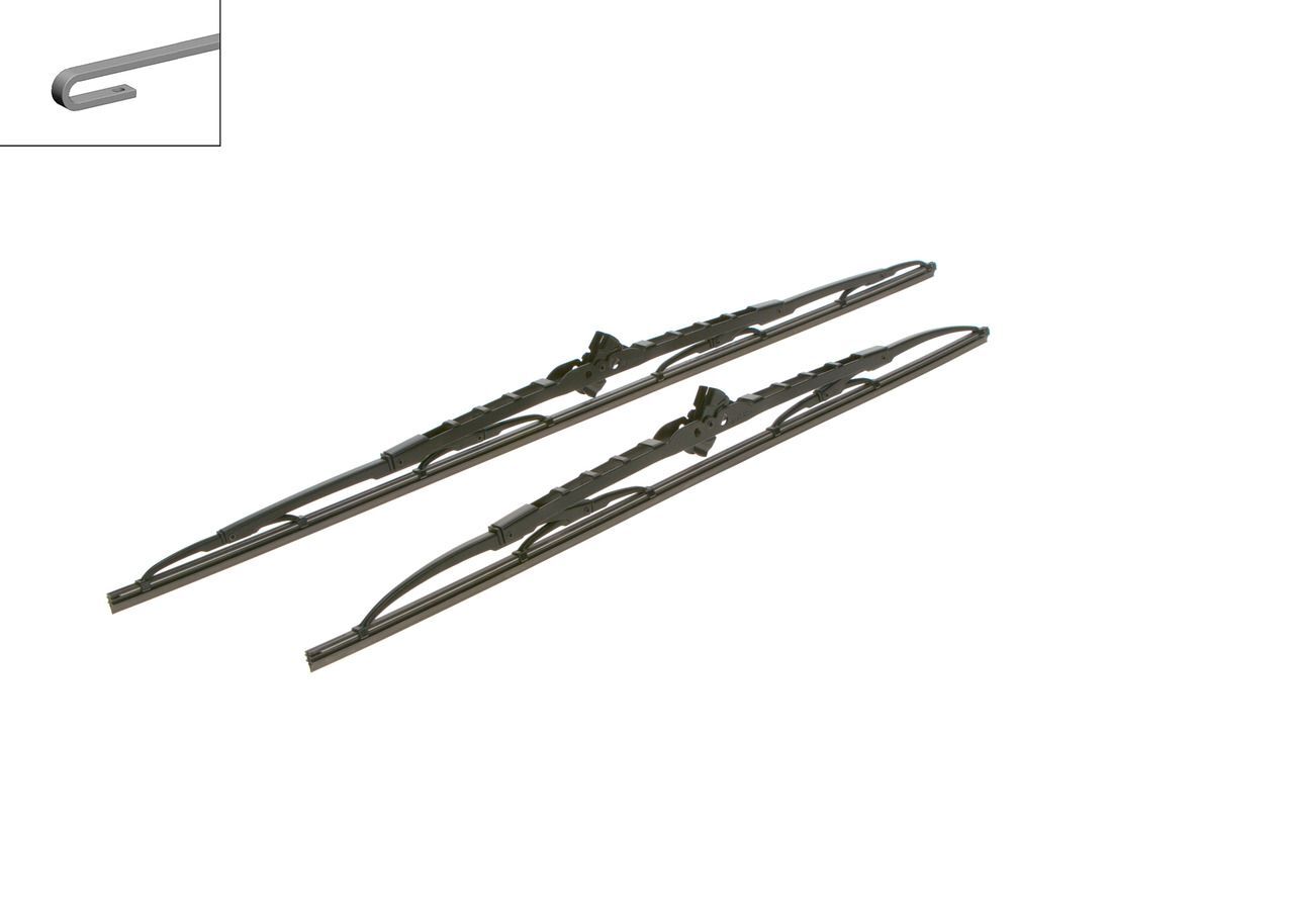 HYUNDAI TÜM MODELLER/TRAJET 2000- SILECEK SÜPÜRGESI ÖN TAKIM 3397010302 BOSCH