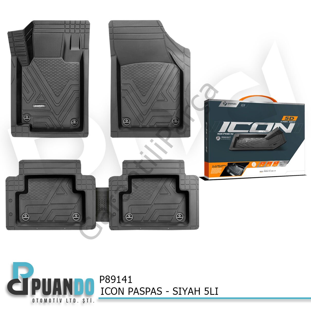 ICON PASPAS - SIYAH 5LI