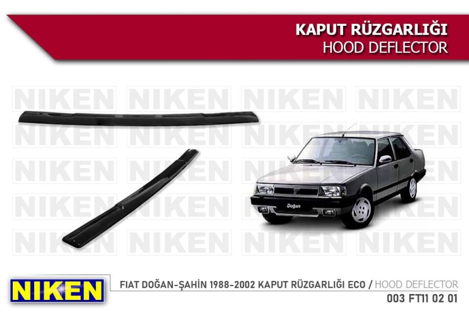 FIAT DOĞAN-ŞAHİN 1988-2002 KAPUT RÜZGARLIĞI ECO