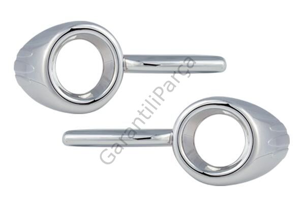 2010+ FIAT DOBLO SIS FARI KROM CERCEVESI