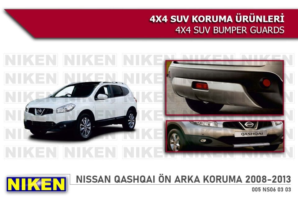 NISSAN QASHQAI 2014- ÖN ARKA DİFÜZÖR (XK-002)