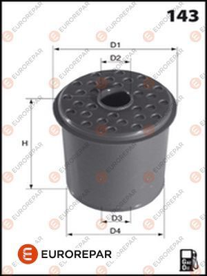 RENAULT CLIO/MEGANE I / SAFRANE / SAFRANE II 96- YAKIT FILTRESI 7701204497 EUROREPAR