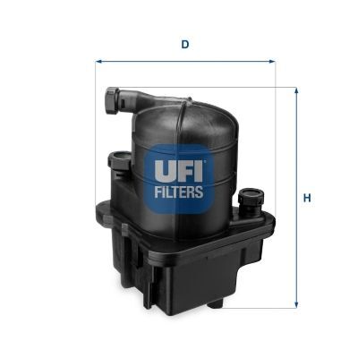 RENAULT CLIO III/MODUS 05- YAKIT FILTRESI 8200447197 UFI