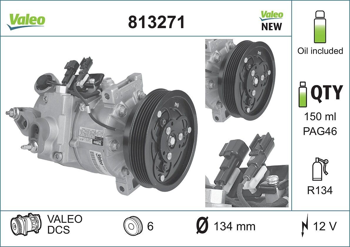 VOLVO S60 V60 XC60 10- KLIMA KOMPRESÖRÜ 36000282 VALEO
