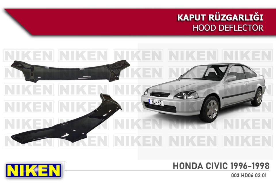 HONDA CIVIC 1996-1998 KAPUT RÜZGARLIĞI ECO