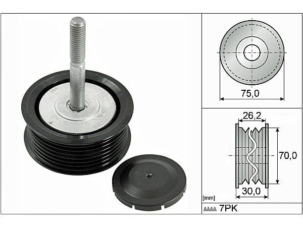PORSCHE CAYENNE-PANAMERA 07- V KAYIS GERGI RULMANI 7PP145276 INA