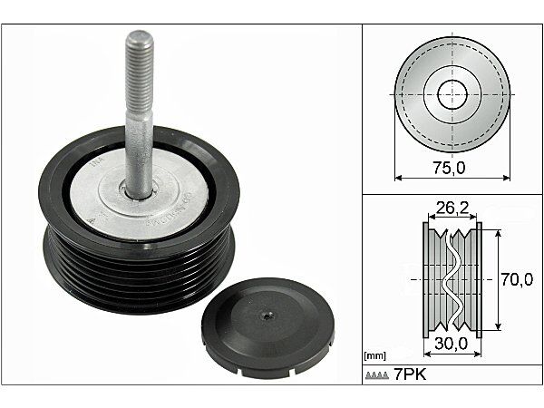 PORSCHE CAYENNE-PANAMERA 07- V KAYIS GERGI RULMANI 7PP145276 INA