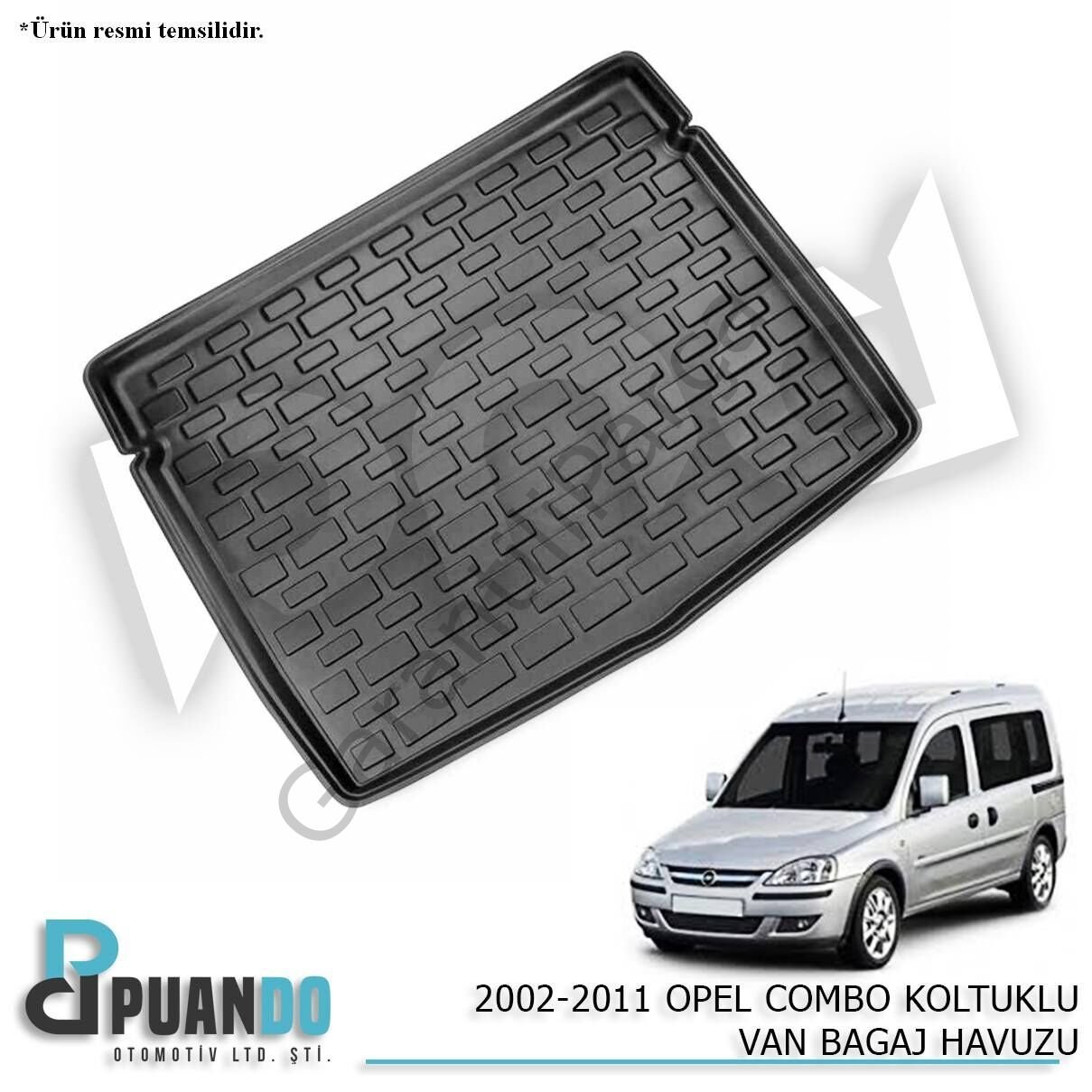 2002-2011 OPEL COMBO KOLTUKLU VAN BAGAJ HAVUZU