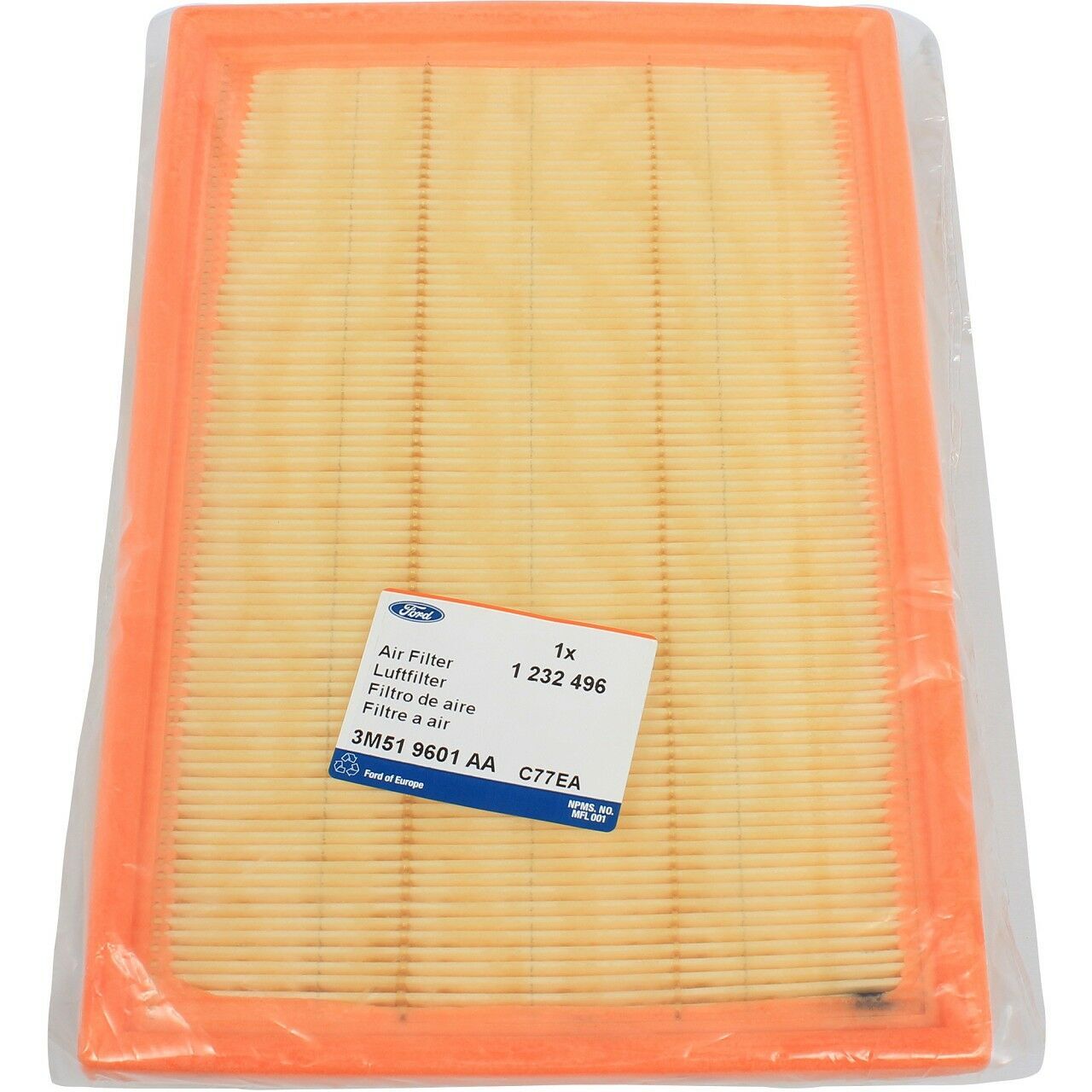 FORD C-MAX/FOCUS/VOLVO 03- HAVA FILTRESI 3M51 9601 AA FILTRON