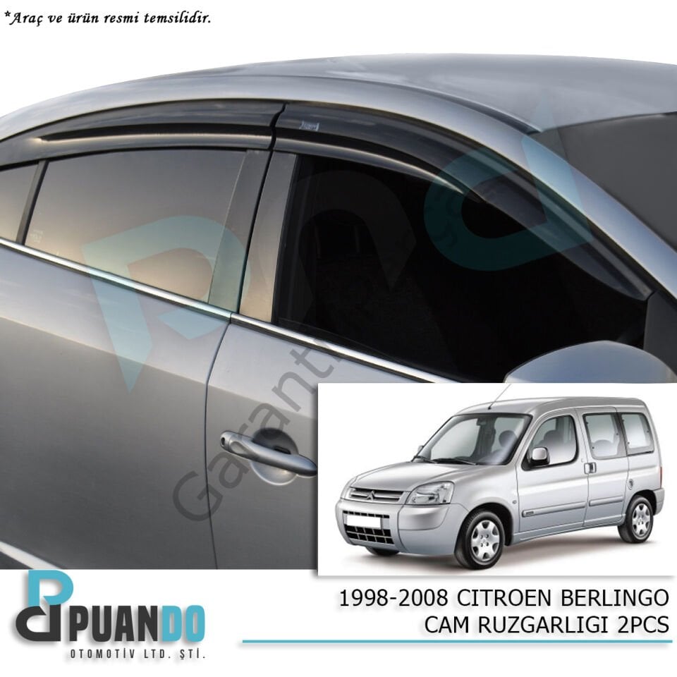 CITROEN Berlingo Cam Rüzgarlığı 2PCS 1998-2008