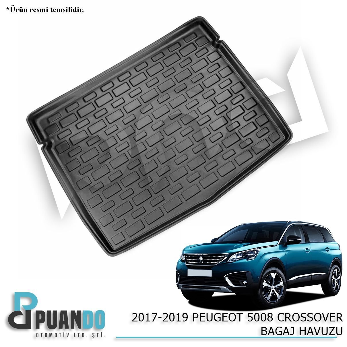 2017-2019 PEUGEOT 5008 CROSSOVER BAGAJ HAVUZU