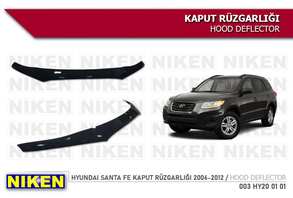 HYUNDAI SANTA FE KAPUT RÜZGARLIĞI 2006-2012