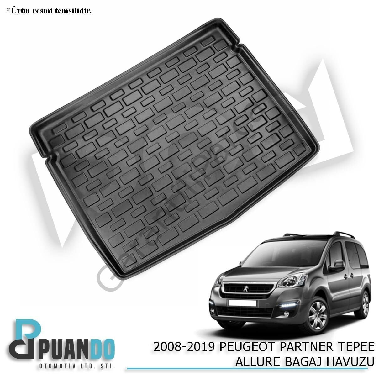 2008-2019 PEUGEOT PARTNER TEPEE ALLURE BAGAJ HAVUZ