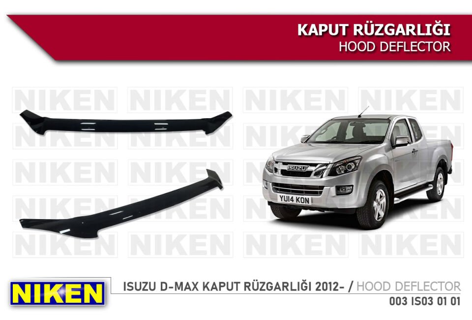 ISUZU D-MAX KAPUT RÜZGARLIĞI 2012-