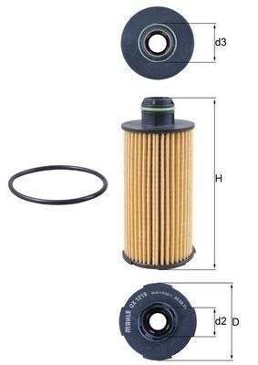 FIAT GIULIA/STELVEO 16- YAG FILTRESI 71779389 MAHLE