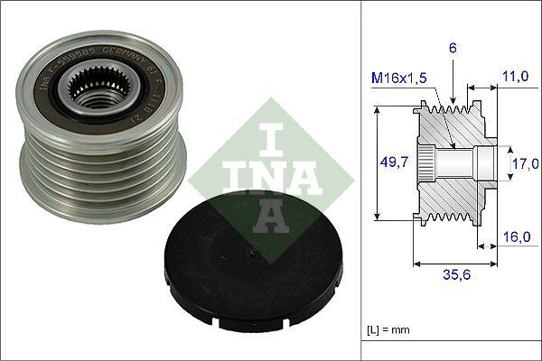 MERCEDES-BENZ 210-203-G461-G463-163 99-04 ALTERNATÖR KASNAGI A6111550415 INA