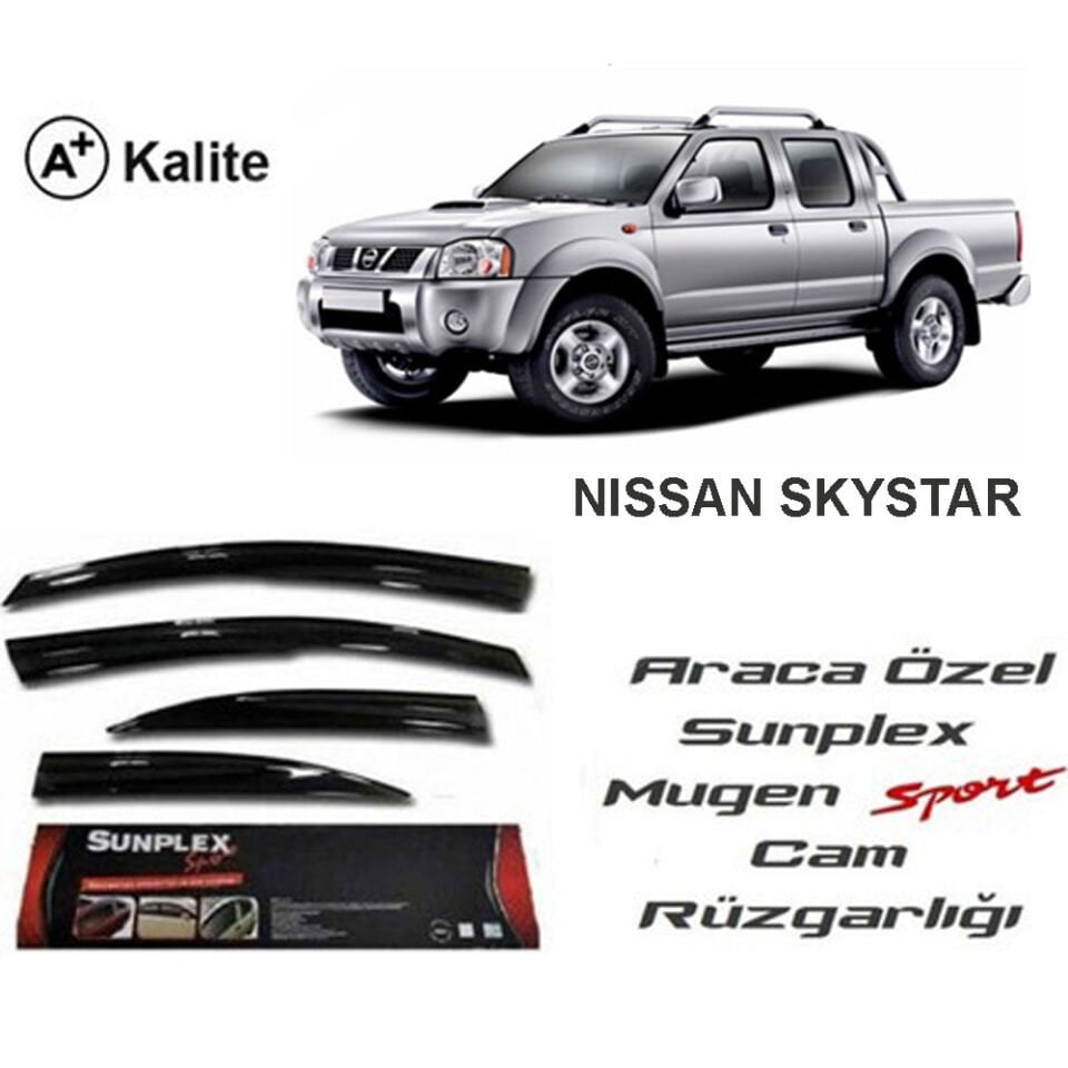 NISSAN JUKE SPORT STYLE MUGEN CAM RÜZGARLIĞI 4prç