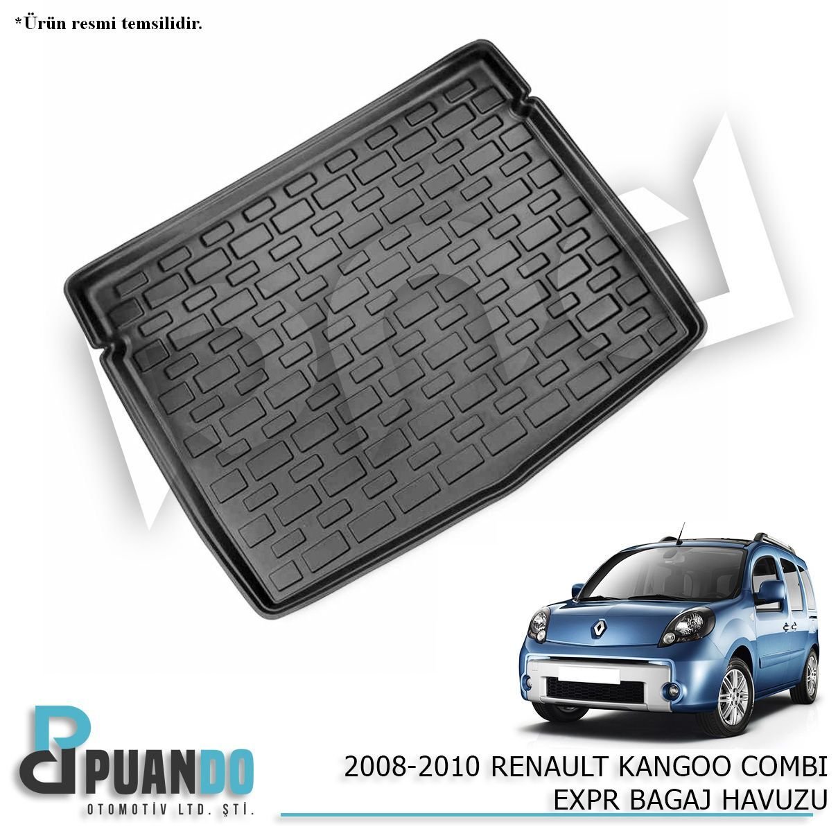 2008-2010 RENAULT KANGOO COMBI EXPR BAGAJ HAVUZU