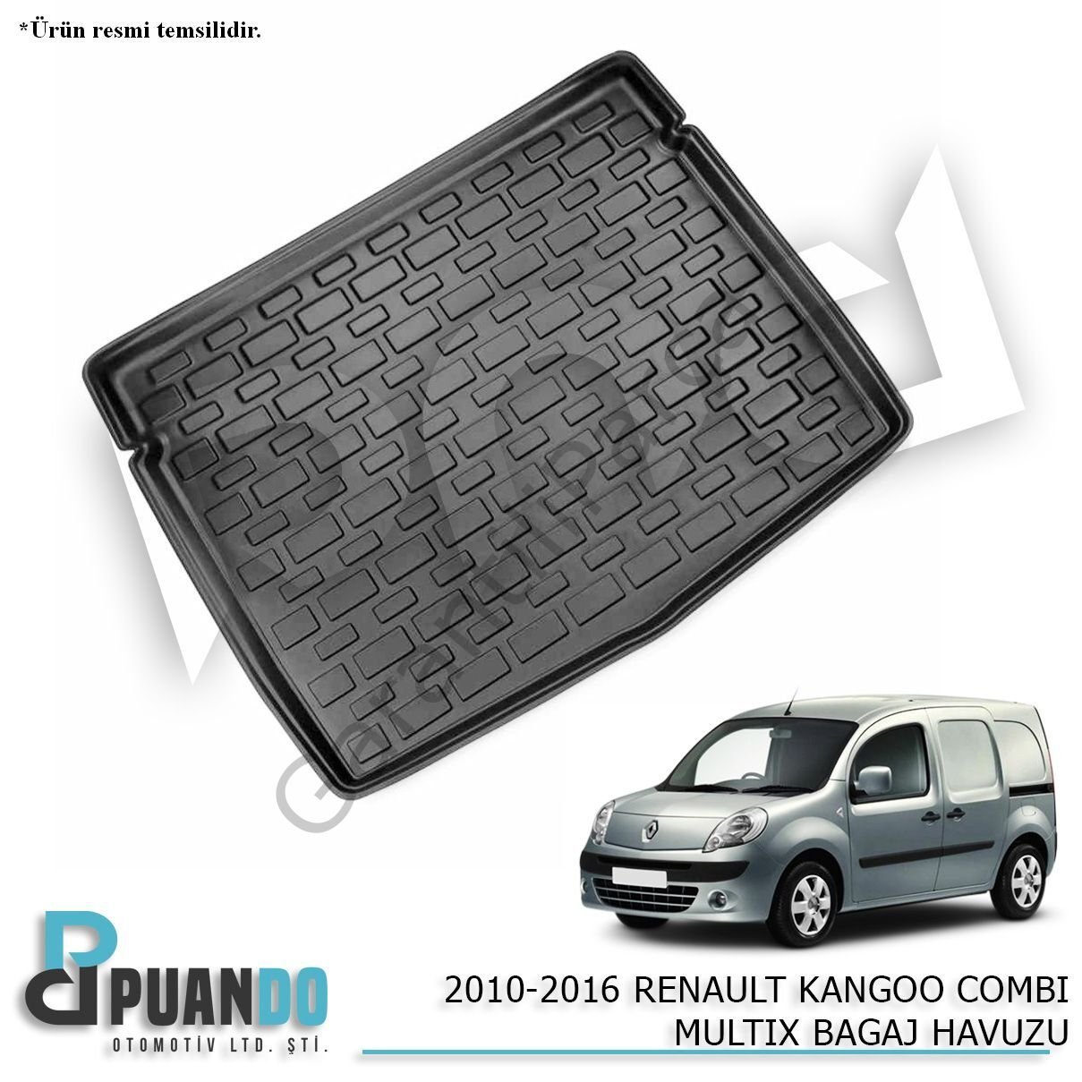 2010-2016 RENAULT KANGOO COMBI MULTIX BAGAJ HAVUZU