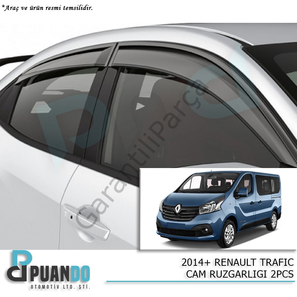 RENAULT Trafic Cam Rüzgarlığı 2PCS 2014+