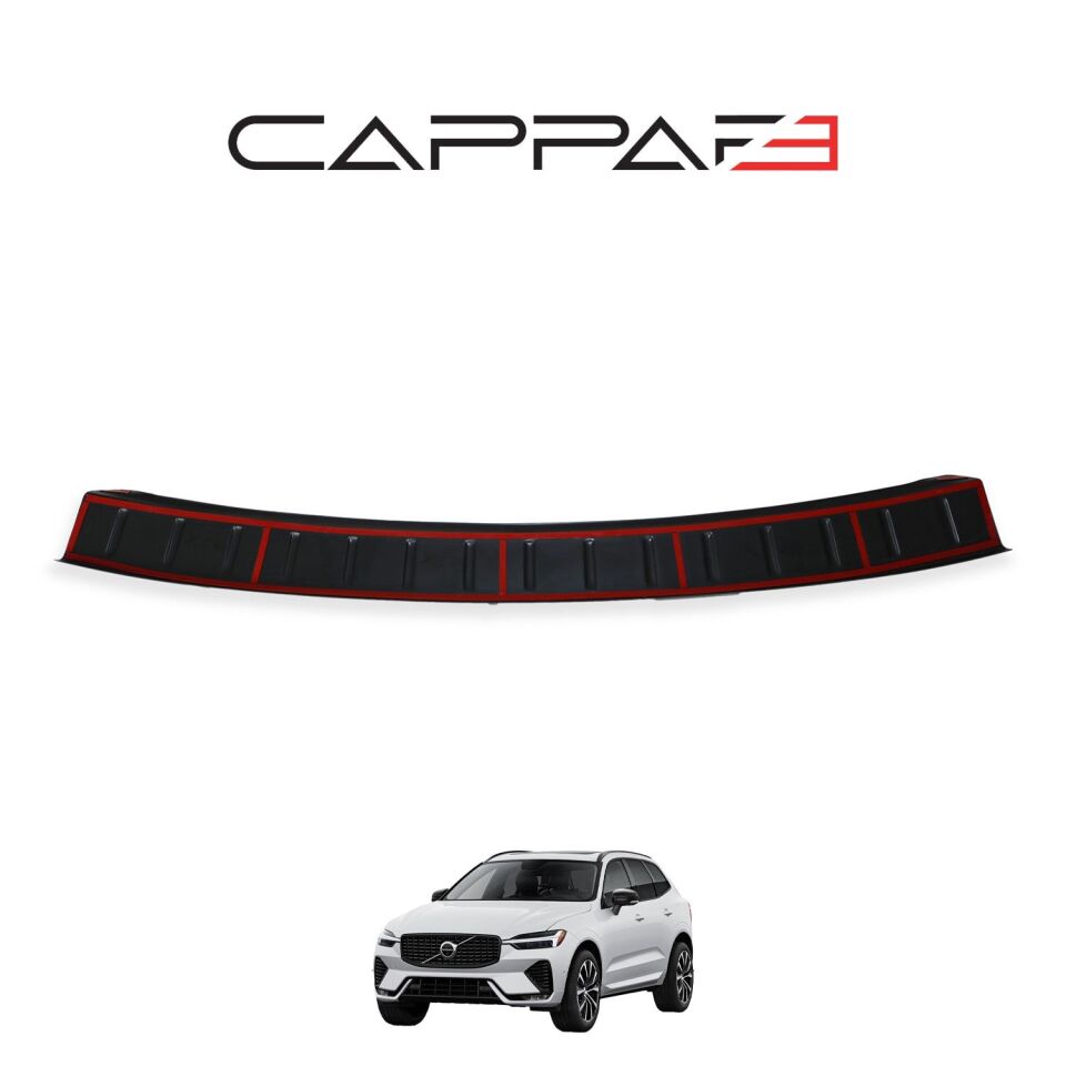 Volvo XC60 2017- Yılı ve Sonrası Uyumlu Arka Tampon Eşiği Mat