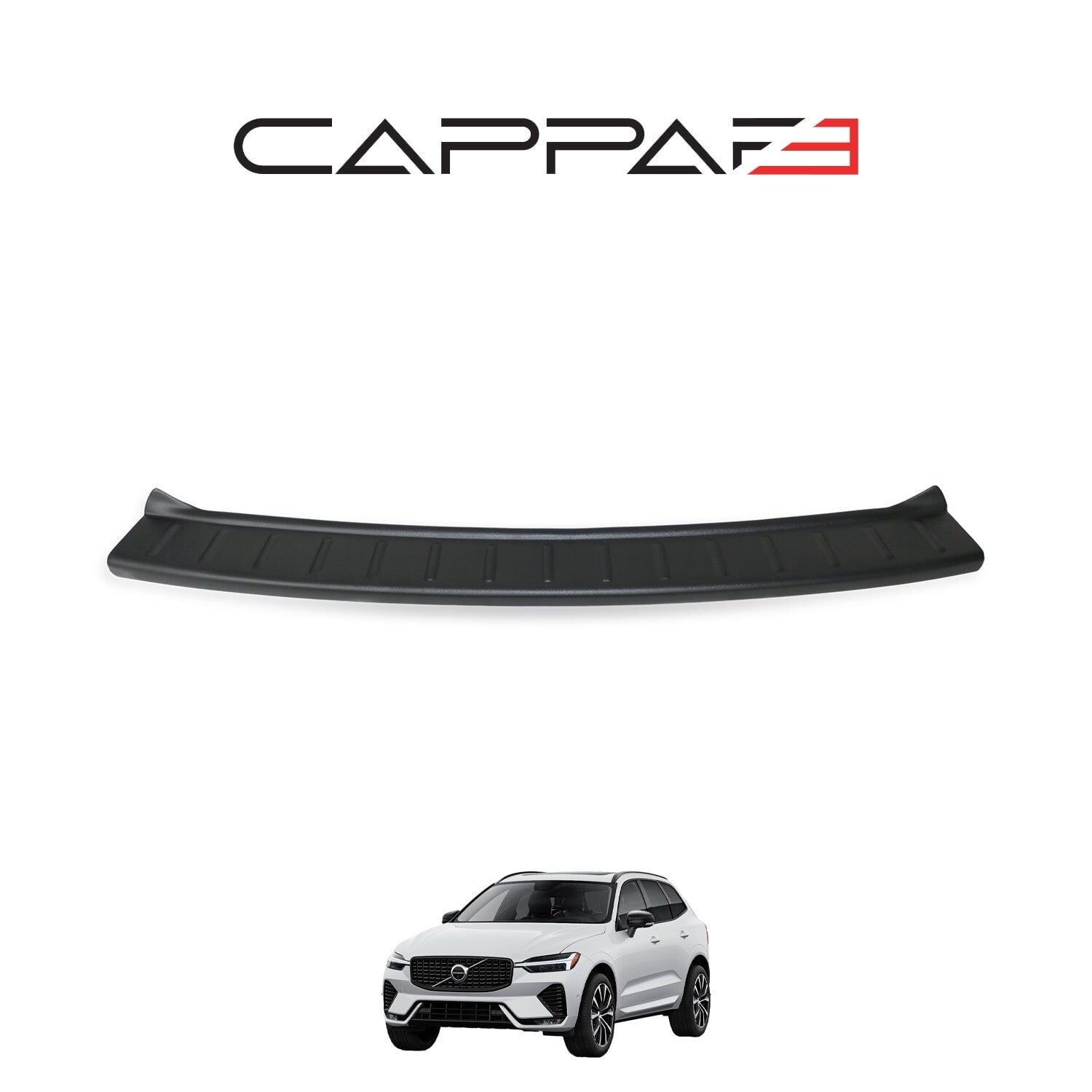 Volvo XC60 2017- Yılı ve Sonrası Uyumlu Arka Tampon Eşiği Mat