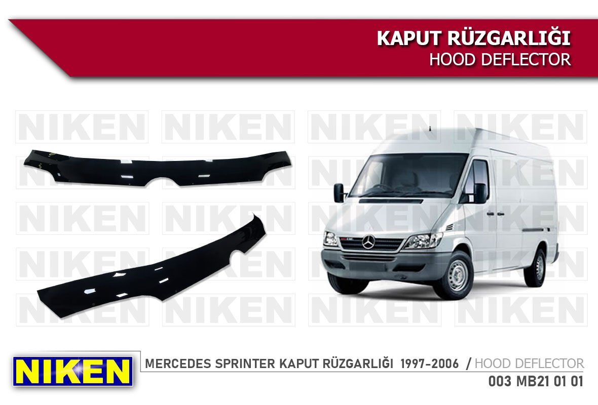 MERCEDES SPRINTER KAPUT RÜZGARLIĞI 1997-2006