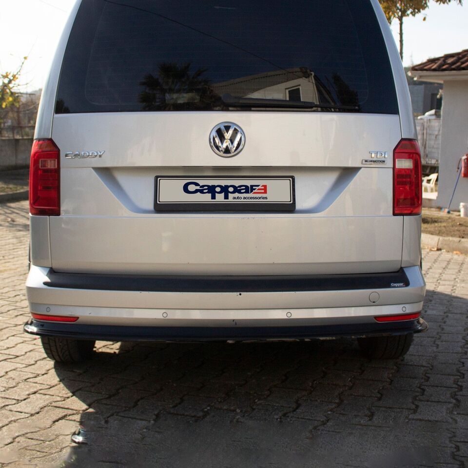 Volkswagen Caddy 2010-2015 Yıl Aralığı Uyumlu Arka Tampon Eşiği Mat