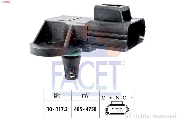 FORD MONDEO/FOCUS 01- MAP SENSÖRÜ 1S7A 9F479 AC BOSCH