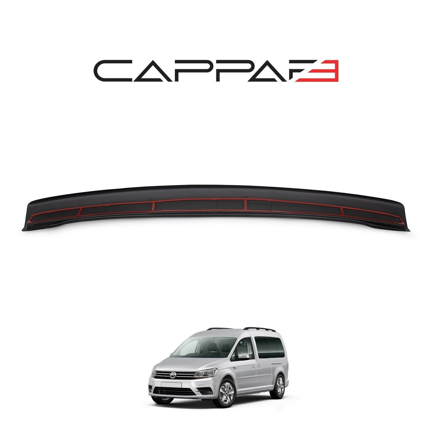 Volkswagen Caddy 2015-2020 Yıl Aralığı Uyumlu Arka Tampon Eşiği Parlak