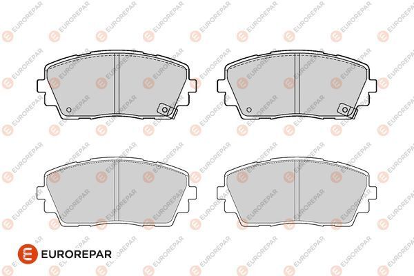 KIA PICANTO 2011- FREN BALATASI ÖN 581011YA30 EUROREPAR