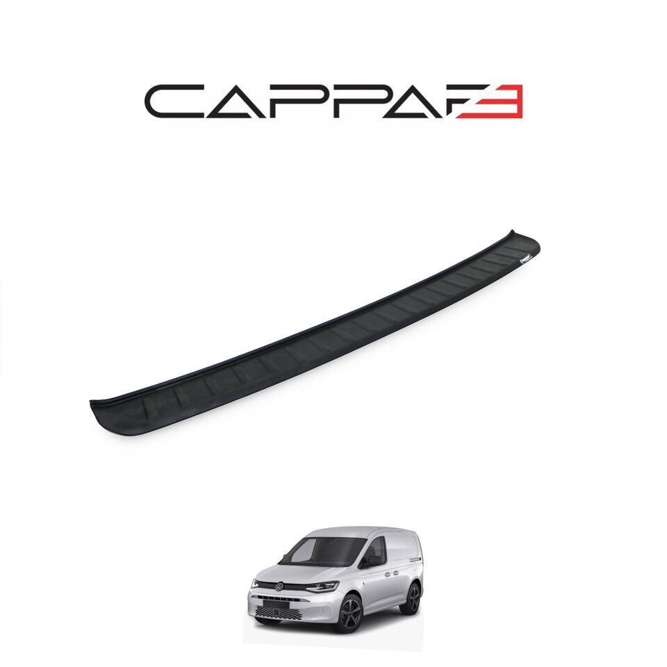 Volkswagen Caddy 2021- Yılı ve Sonrası Uyumlu Arka Tampon Eşiği Mat