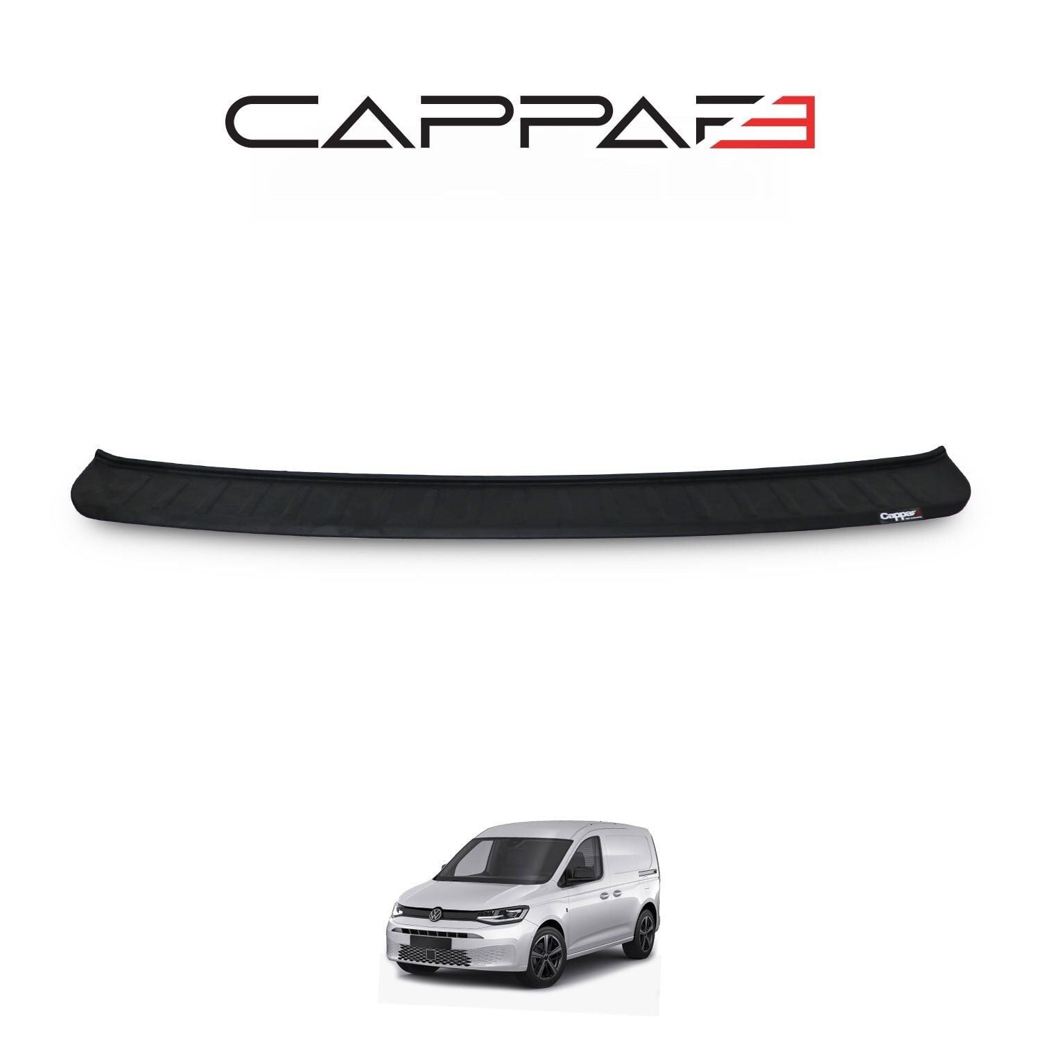 Volkswagen Caddy 2021- Yılı ve Sonrası Uyumlu Arka Tampon Eşiği Mat