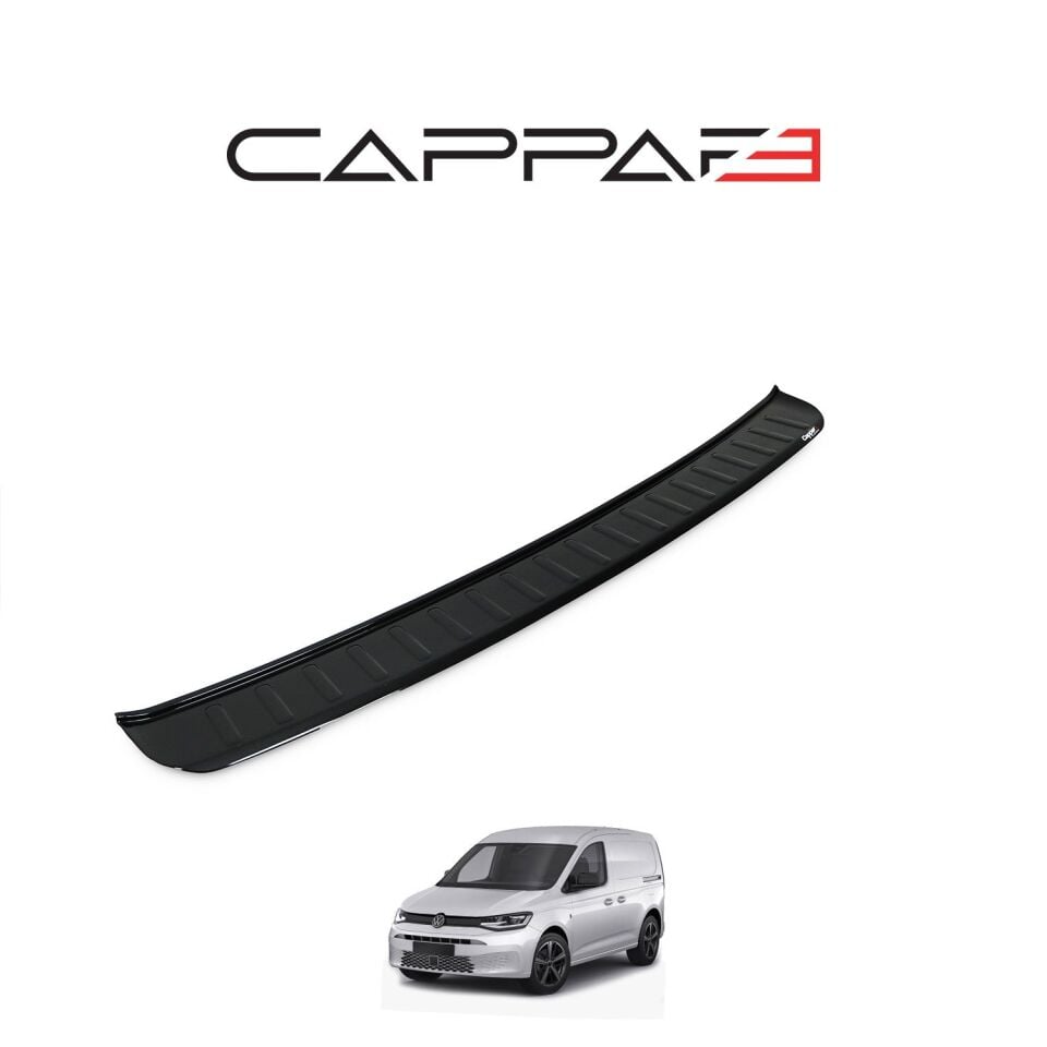 Volkswagen Caddy 2021- Yılı ve Sonrası Uyumlu Arka Tampon Eşiği Parlak