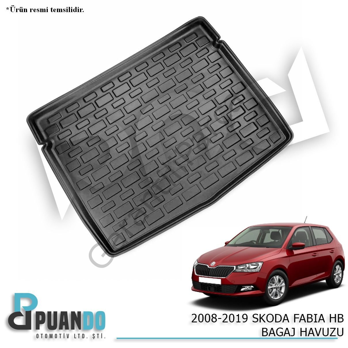 2008-2019 SKODA FABIA HB BAGAJ HAVUZU