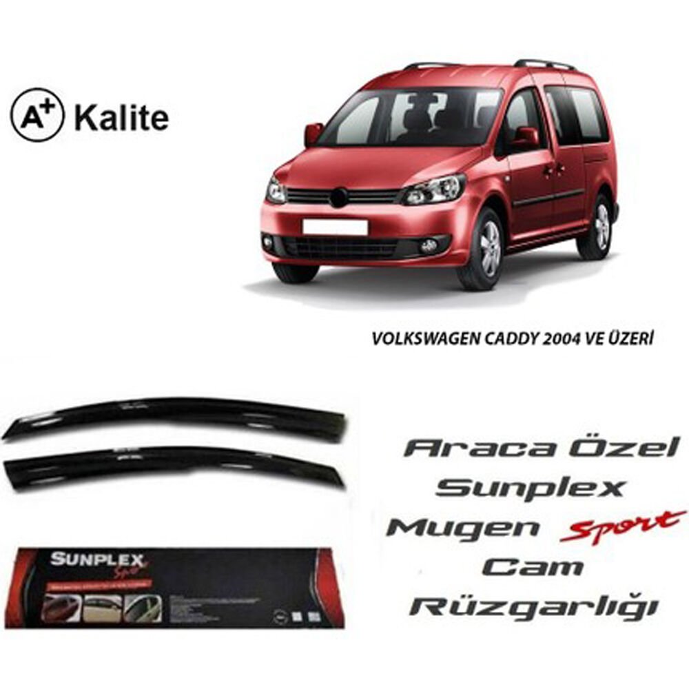 VW CADDY 2004-2020 MUGENSPORT CAM RÜZGARLIĞI ÖN