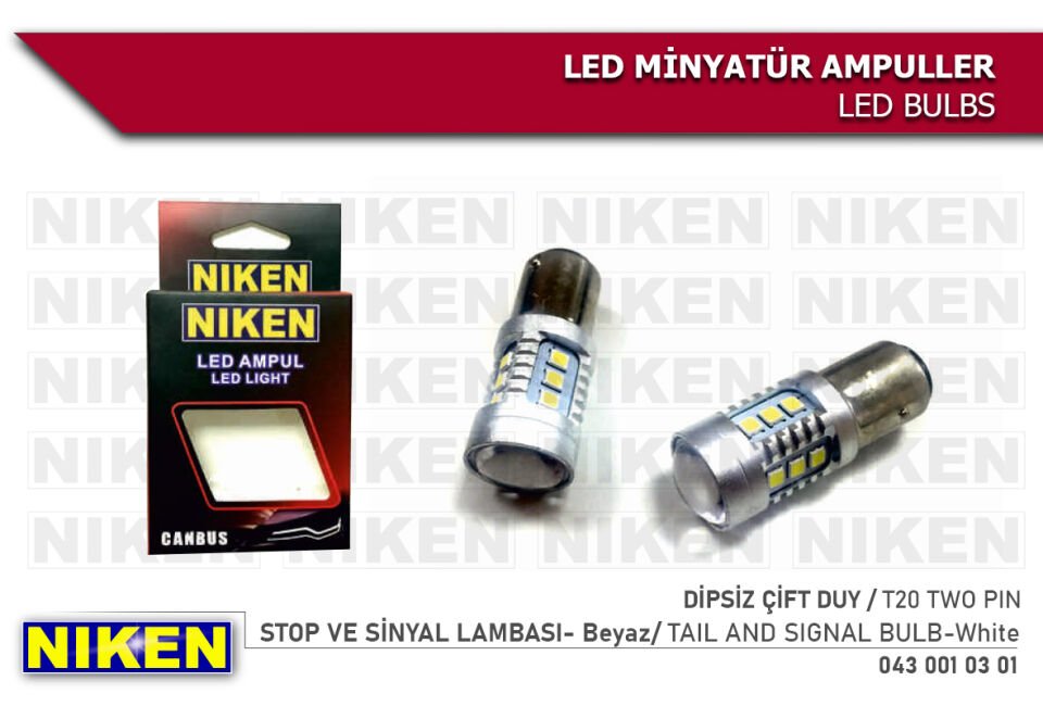 LED AMPUL 1016 ÇİFT DUY CANBUS LED
