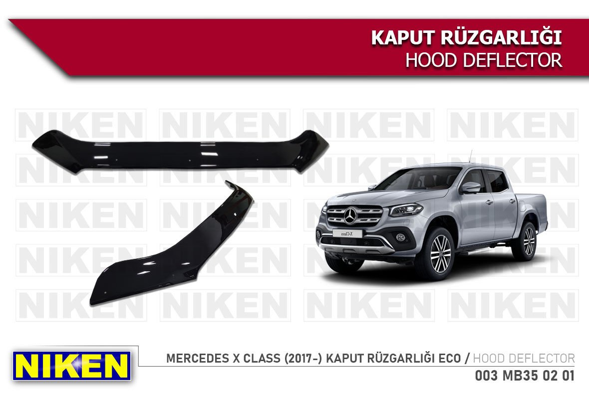 MERCEDES X CLASS (2017-) KAPUT RÜZGARLIĞI ECO