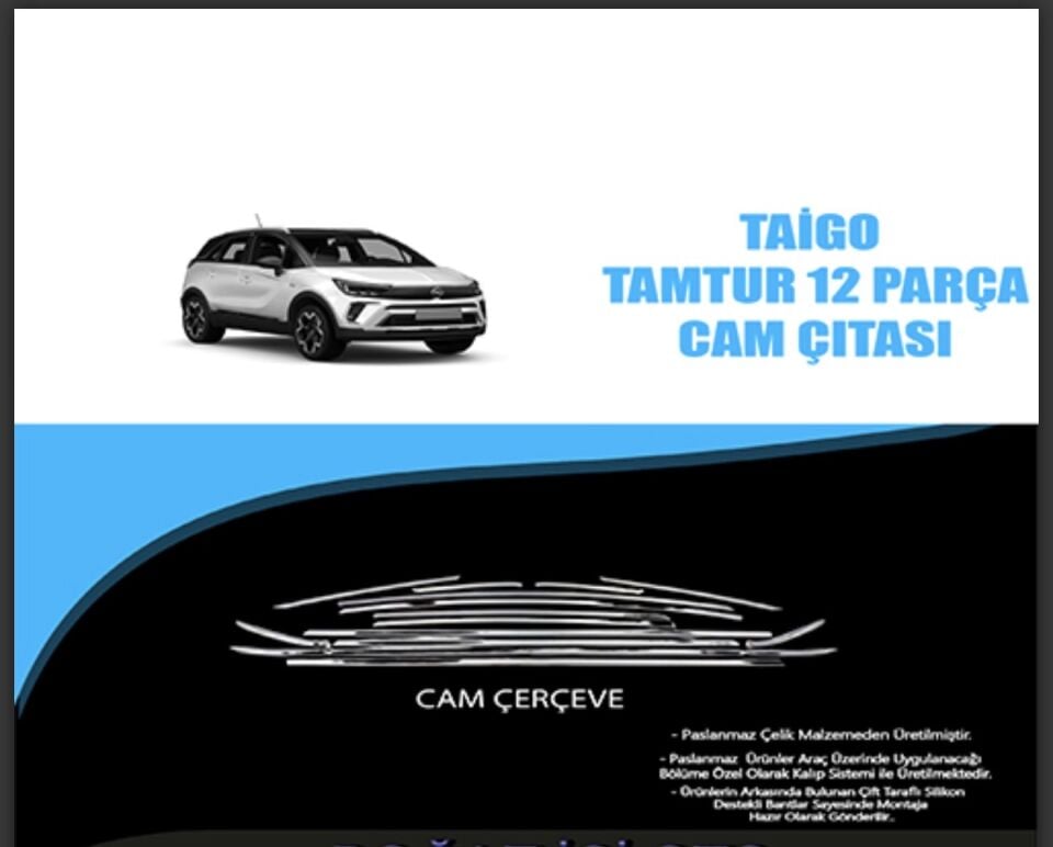 KROM CAM ÇERÇEVESİ  VW TAİGO