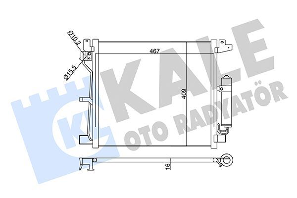 NISSAN JUKE (F15) 10-13 KLIMA RADYATÖRÜ 92100-1FE0B KALE