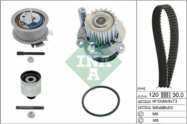 VOLKSWAGEN POLO-CADDY-T5-GOLF5-PASSAT-A3-LEON 01-10 TRIGER SETI+DEVIRDAIM 038198119A INA