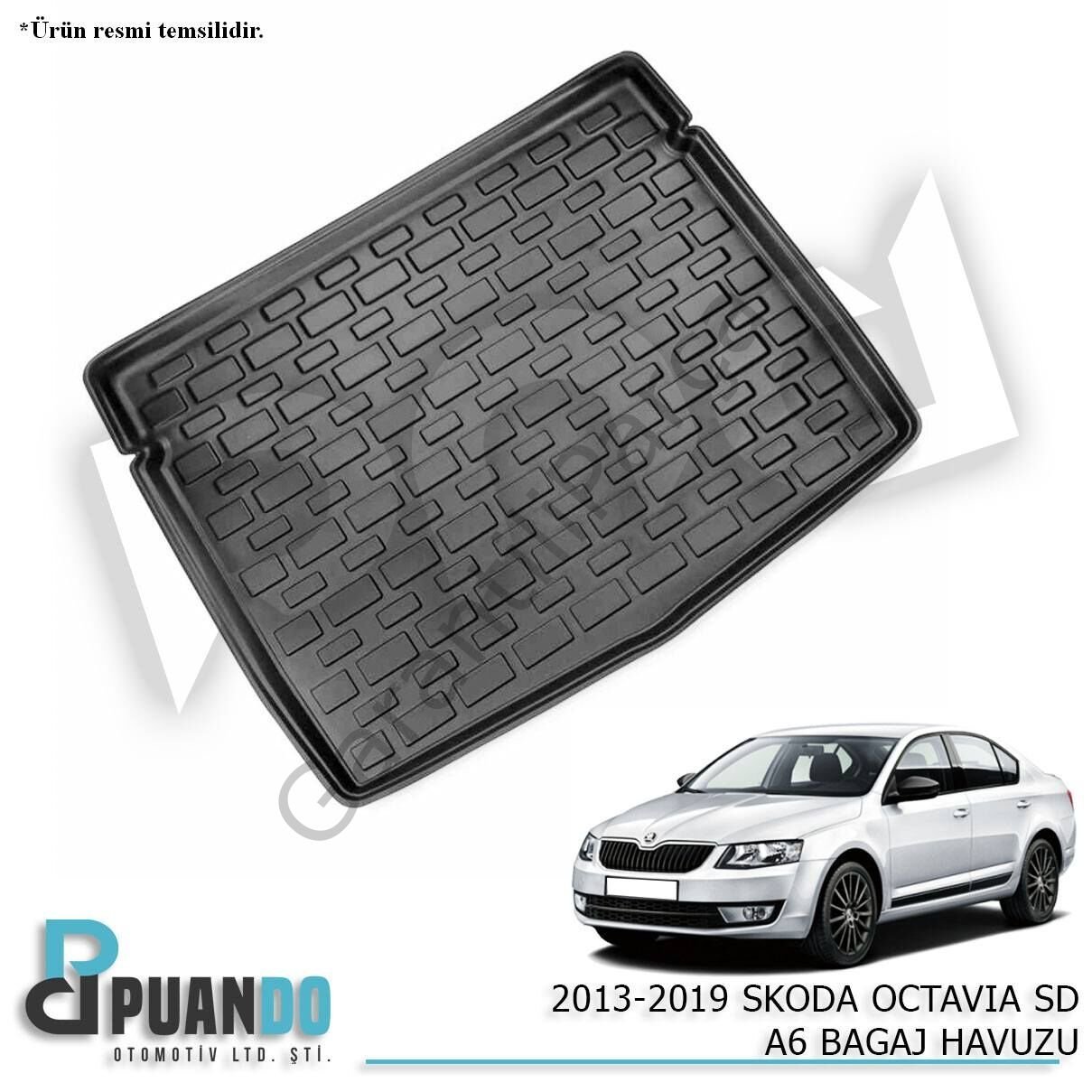 2013-2019 SKODA OCTAVIA SD A6 BAGAJ HAVUZU