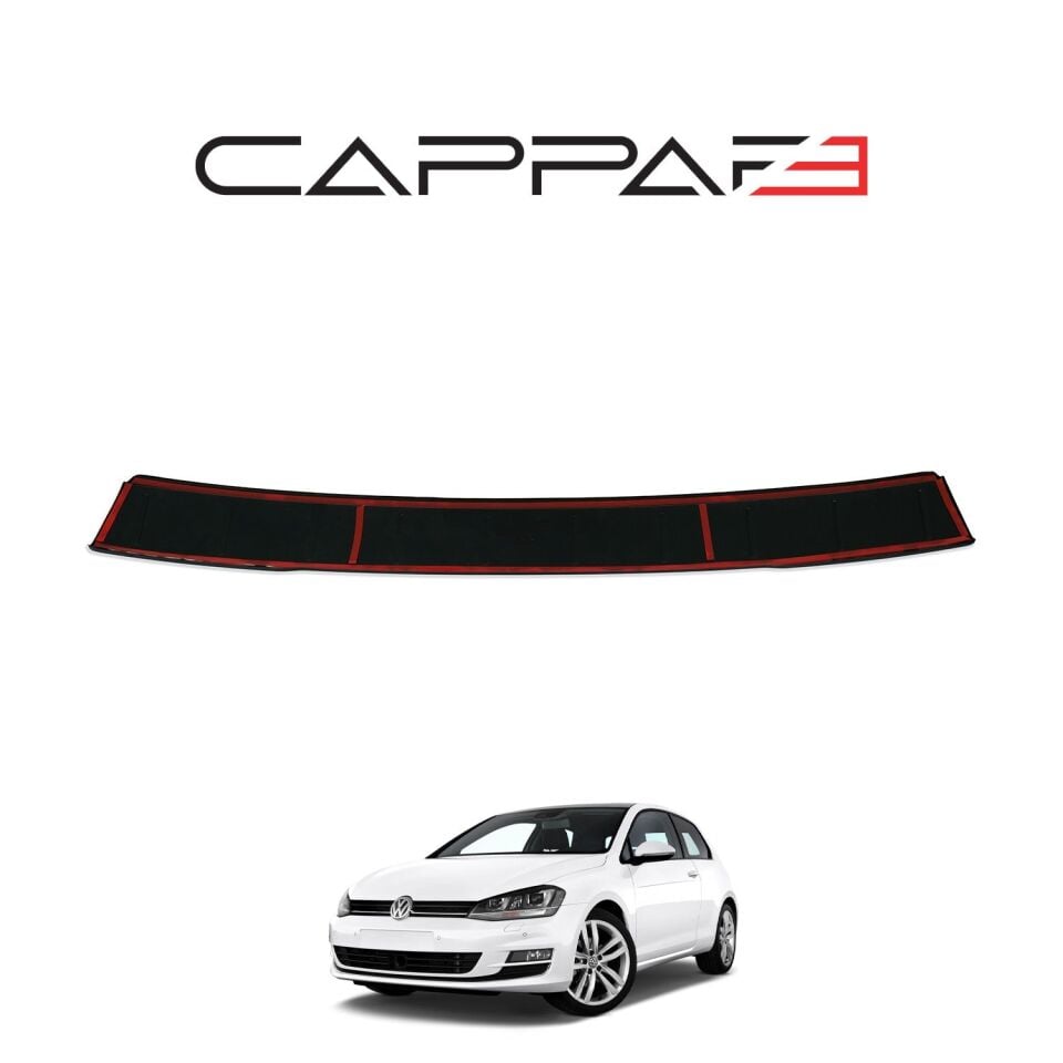 Volkswagen Golf 7 2013-2021 Yıl Aralığı Uyumlu Arka Tampon Eşiği Mat