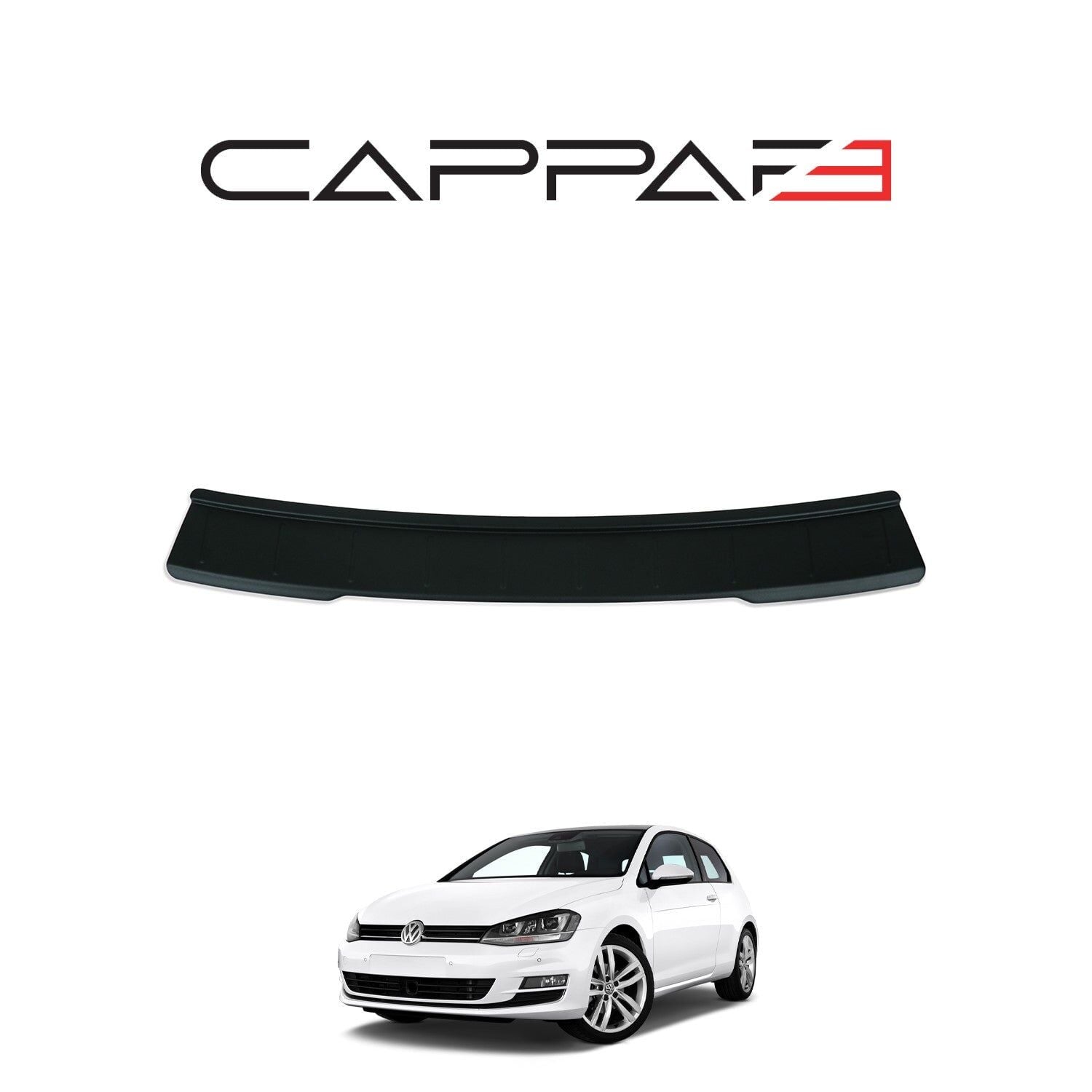 Volkswagen Golf 7 2013-2021 Yıl Aralığı Uyumlu Arka Tampon Eşiği Mat