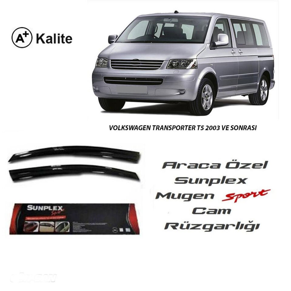 VW TRANSPORTER T-5 T-6 2003-> CAM RÜZ MUGEN ÖN İKİLİ