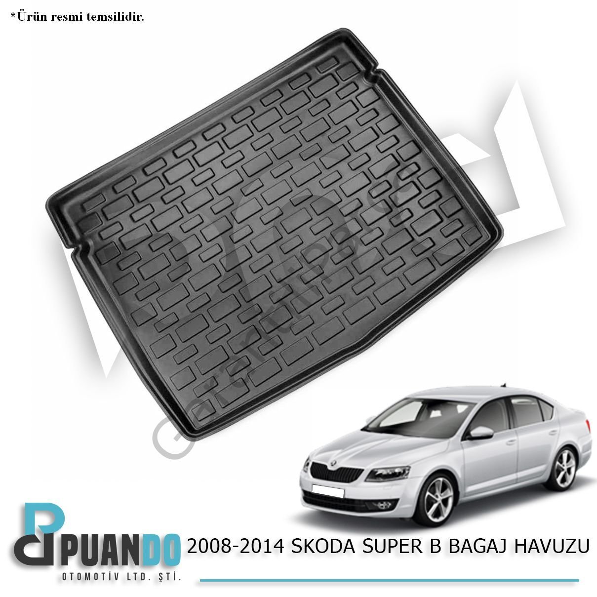 2008-2014 SKODA SUPER B BAGAJ HAVUZU