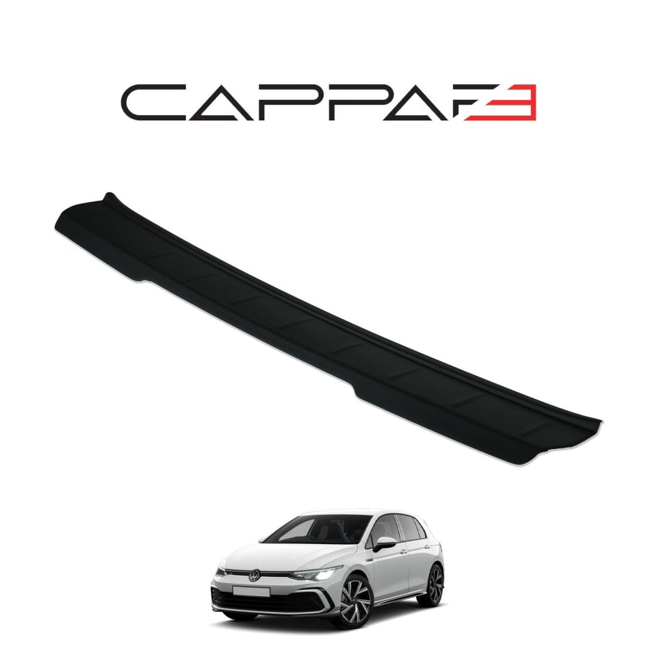 Volkswagen Golf 8 2021- Yılı ve Sonrası Uyumlu Arka Tampon Eşiği Mat