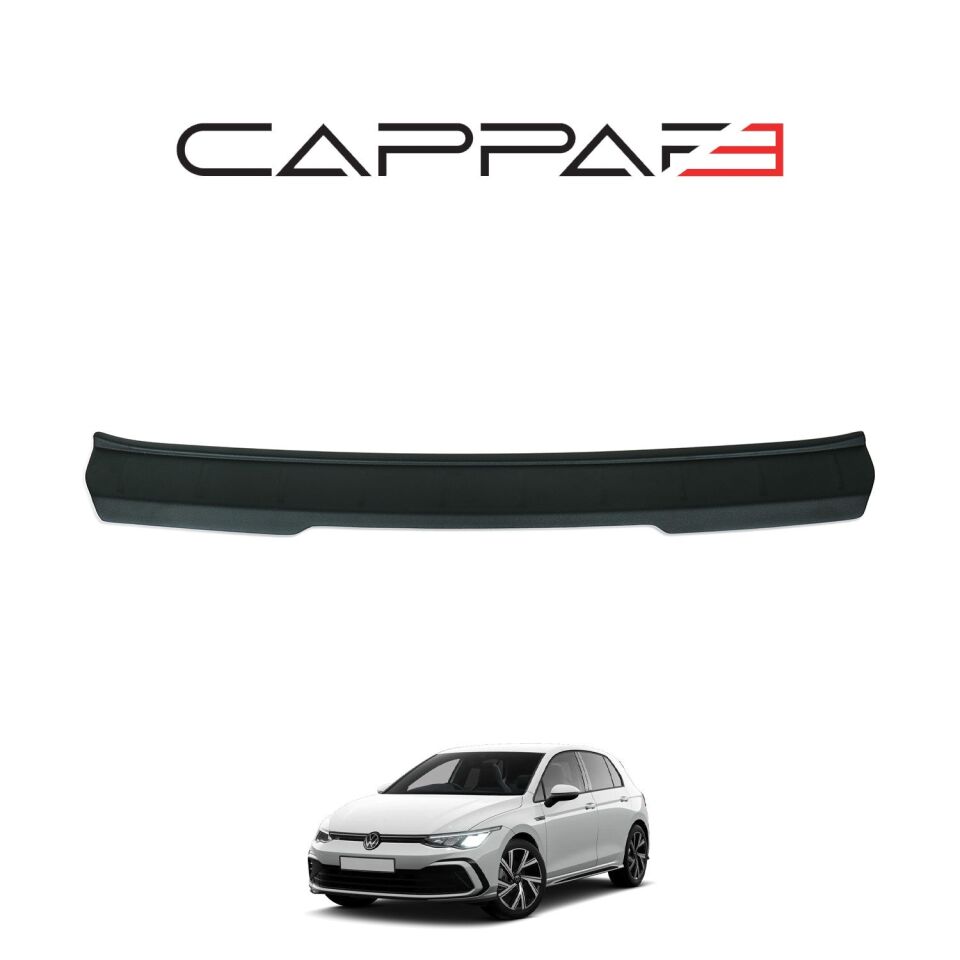 Volkswagen Golf 8 2021- Yılı ve Sonrası Uyumlu Arka Tampon Eşiği Mat
